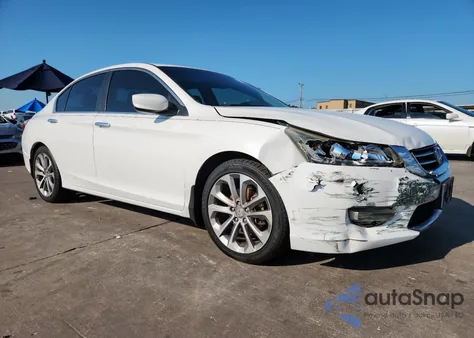 2013 Honda Accord Sport from USA, damaged, VIN 1HGCR2F52DA062079
